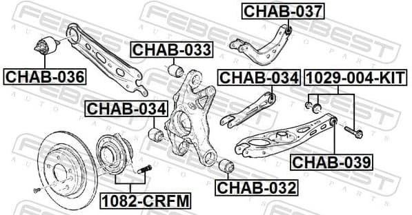 Camber Correction Screw Set 1029-004-KIT - image 2