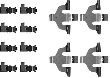 Accessory Kit, disc brake pad 82544001