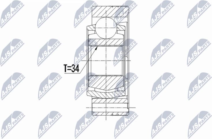Joint Kit, drive shaft NPW-VW-122
