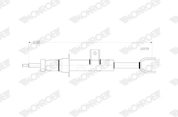 Shock Absorber MONROE ORIGINAL (Gas Technology) G2579