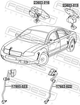 Sensor, headlight levelling 17603-023 - image 2