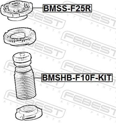 Suspension Strut Support Mount BMSS-F25R - image 2