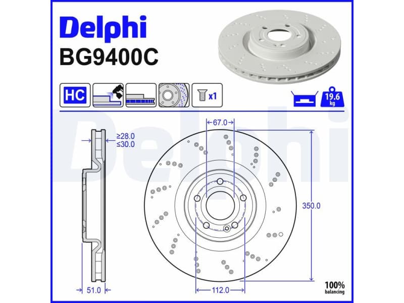 Brake Disc BG9400C