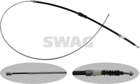 Cable Pull, parking brake 30 93 6957