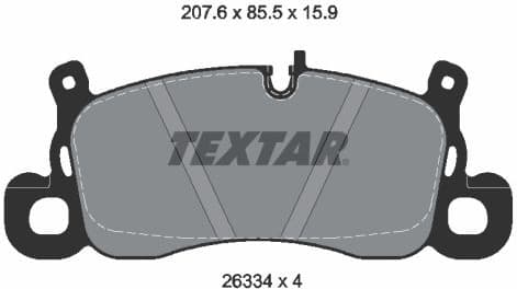 Brake Pad Set, disc brake Q+ 2633401