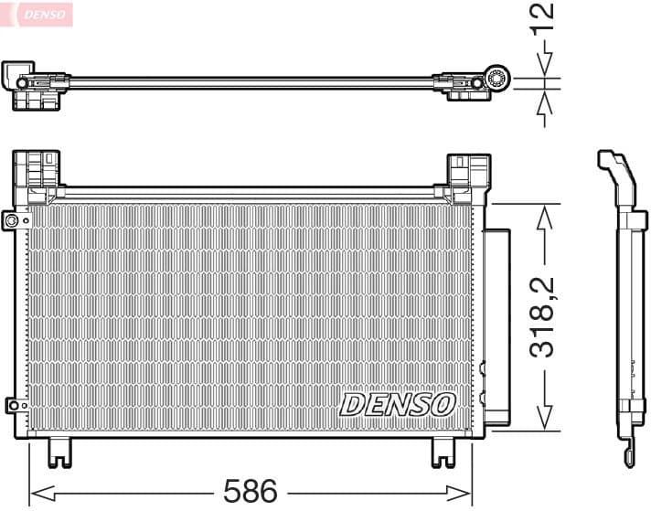 Condenser, air conditioning DCN50134