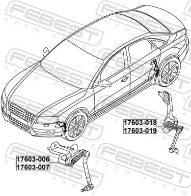 Sensor, headlight levelling 17603-006 - image 2