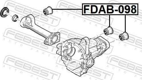 Mounting, differential FDAB-098 - image 2