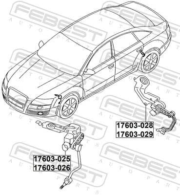 Sensor, headlight levelling 17603-025 - image 2