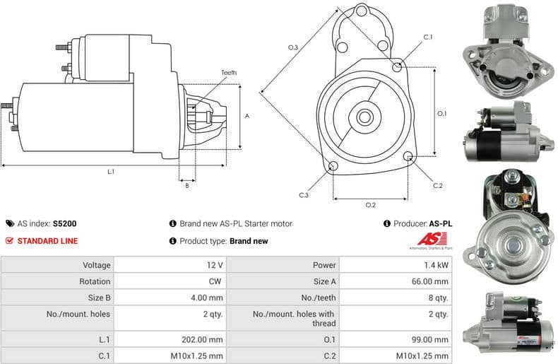 Starter AS S5200 - image 5