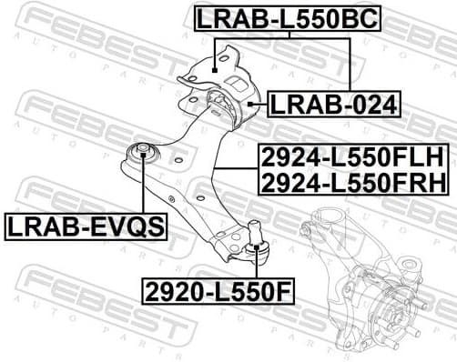 Ball Joint 2920-L550F - image 2