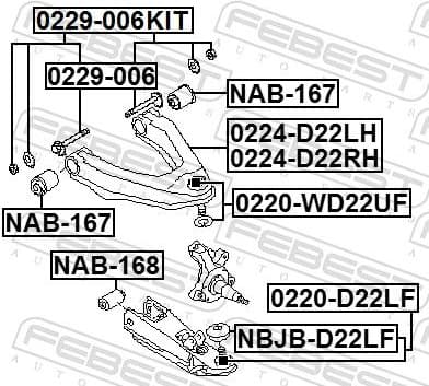 Camber Correction Screw Set 0229-006-KIT - image 2