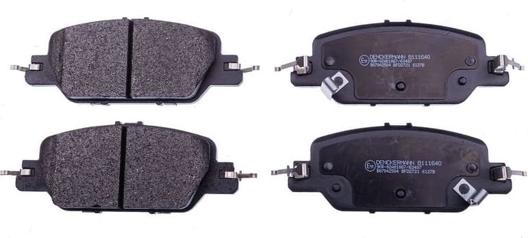 Brake Pad Set, disc brake B111640