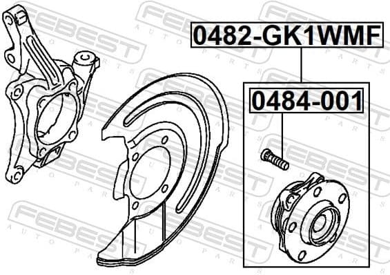 Wheel Hub 0482-GK1WMF - image 2