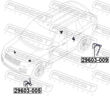 Sensor, headlight levelling 29603-009 - image 2