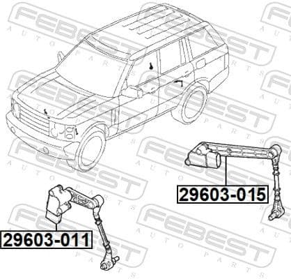 Sensor, headlight levelling 29603-015 - image 2