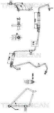Hydraulic Hose, steering 8516 25008