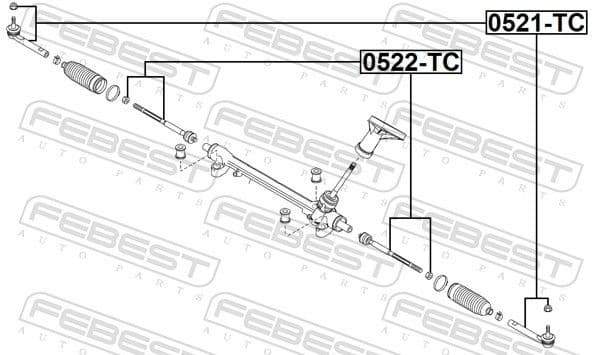 Inner Tie Rod 0522-TC - image 2