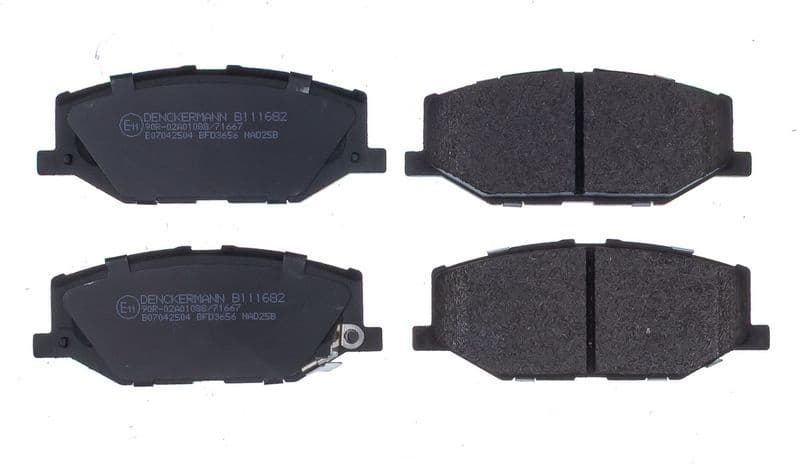 Brake Pad Set, disc brake B111682