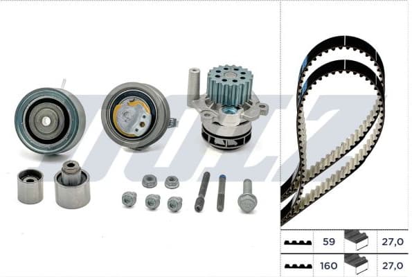 Water Pump & Timing Belt Kit KD248