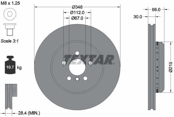 Brake Disc PRO+ 92351625