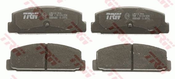 Brake Pad Set, disc brake COTEC GDB3088 - image 2