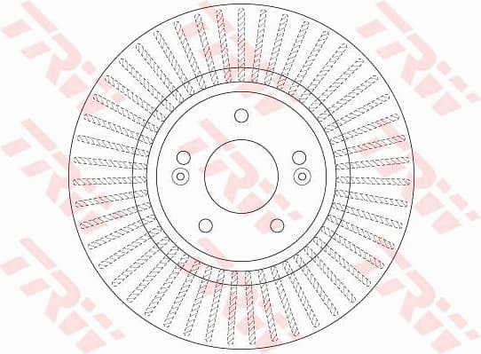 Brake discs kit front (2pcs), Top Quality DF7973 - image 5