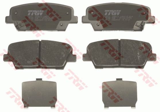 Brake pads rear, Top Quality GDB3499 - image 2