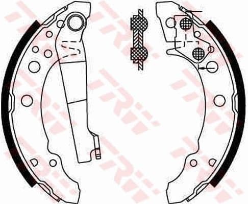 Brake Shoe Set GS8166
