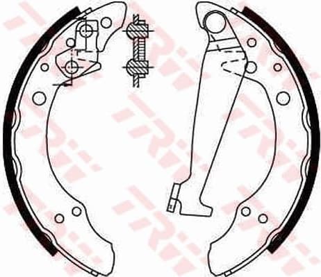 Brake Shoe Set GS8526