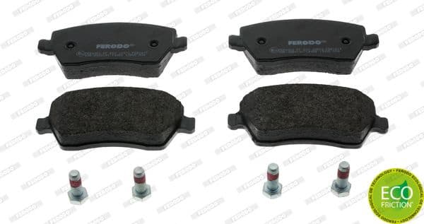 Brake pads front, Top Quality FDB1617 - image 2