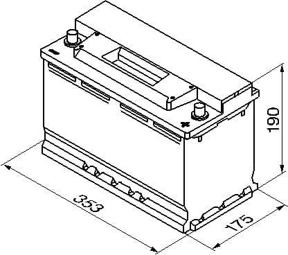Starter Battery S3 0092S30130 - image 4