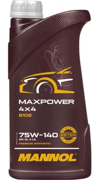 Axle Gear Oil MANNOL 8102 Maxpower 75W-140 GL-5 LS MN8102-1