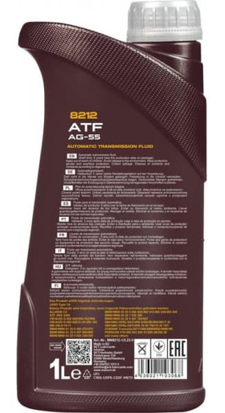 Automatic Transmission Fluid MANNOL 8212 ATF AG 55 MN8212-1 - image 2
