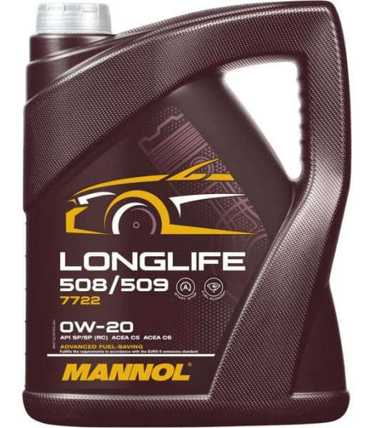 Engine Oil MANNOL 7722 Longlife 508/509 0W-20 MN7722-5