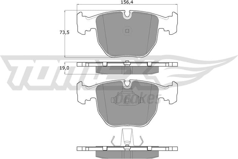Brake Pad Set, disc brake TX 13-23