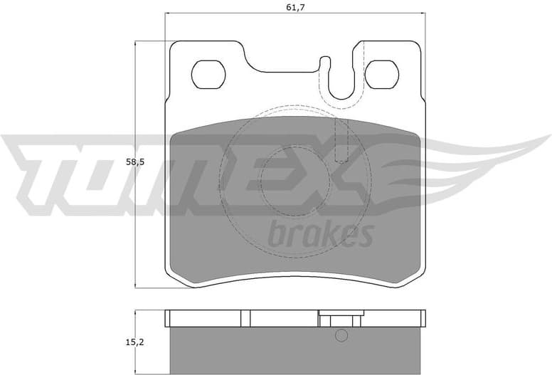 Brake Pad Set, disc brake TX 12-33