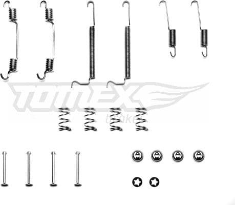 Accessory Kit, brake shoes TX 40-04