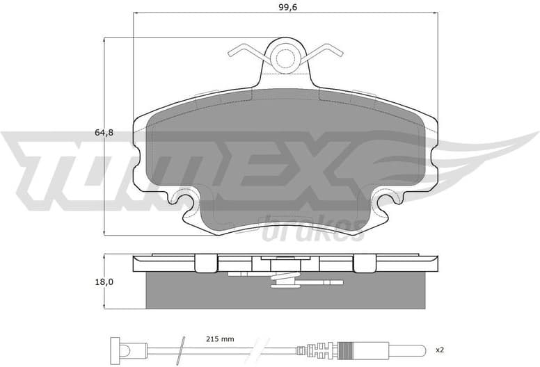 Brake Pad Set, disc brake TX 11-78
