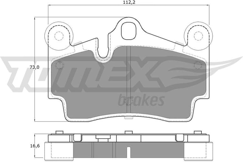 Brake Pad Set, disc brake TX 14-76