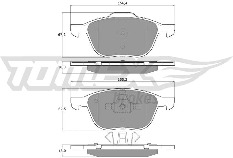 Brake Pad Set, disc brake TX 13-05