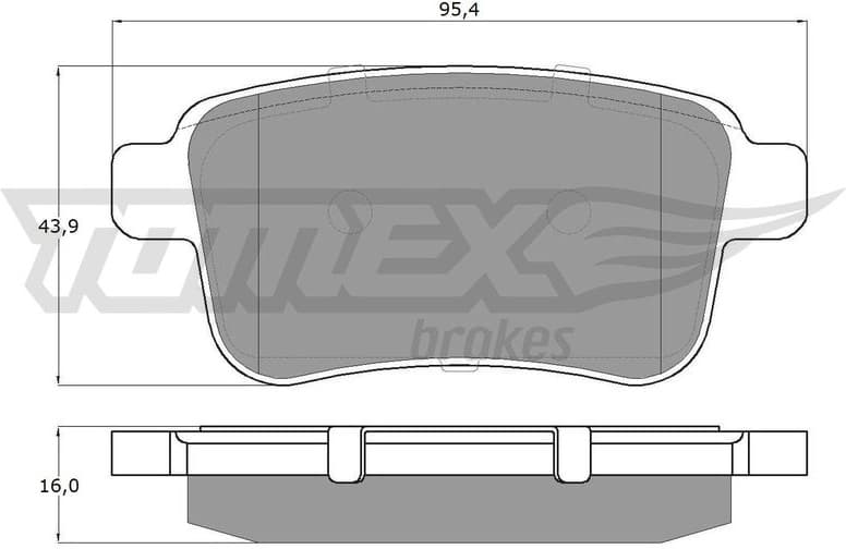 Brake Pad Set, disc brake TX 15-85