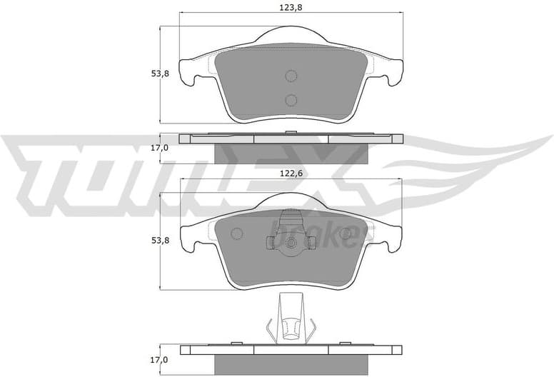 Brake Pad Set, disc brake TX 14-05