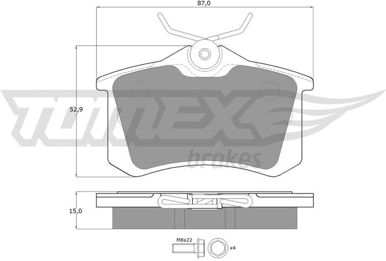 Brake Pad Set, disc brake TX 10-78
