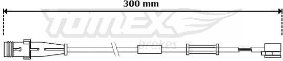 Warning Contact, brake pad wear TX 30-70