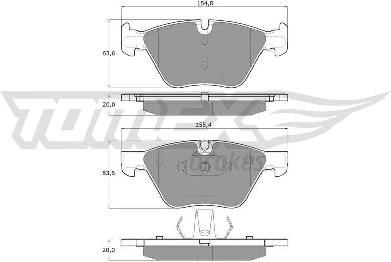 Brake Pad Set, disc brake TX 15-09