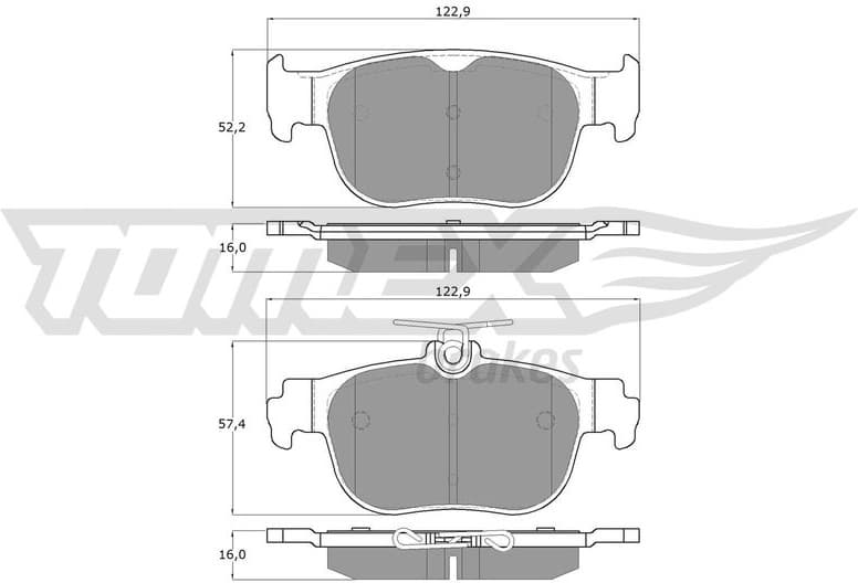 Brake Pad Set, disc brake TX 60-11