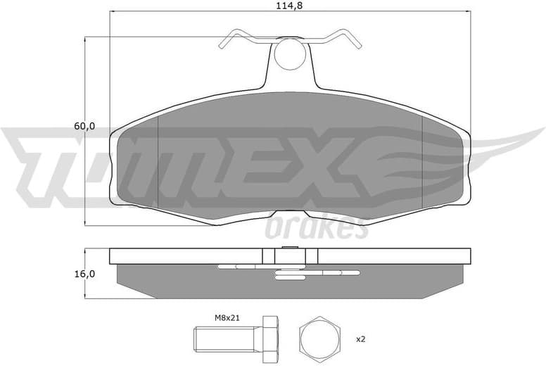 Brake Pad Set, disc brake TX 10-272