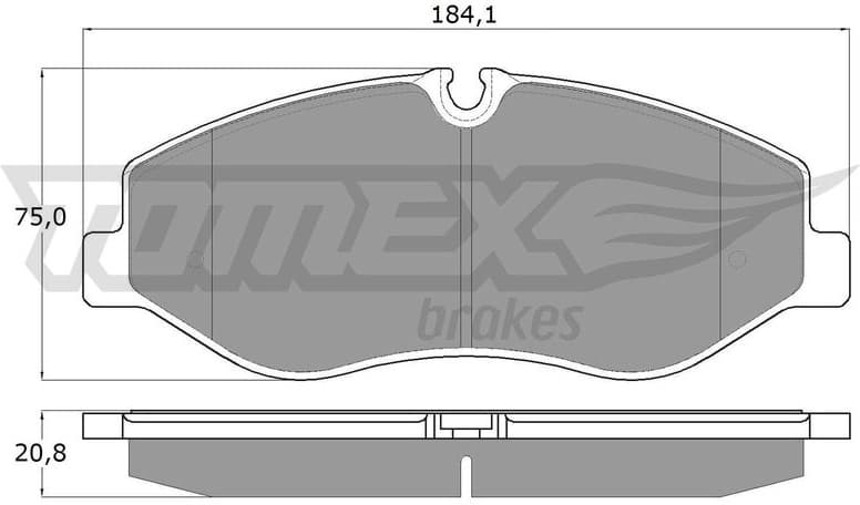 Brake Pad Set, disc brake TX 18-12