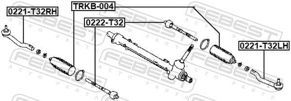 Tie Rod End 0221-T32RH - image 2